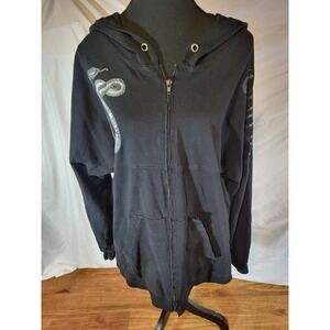 taylor swift reputation tour snake spirit jersey Full Zip Size M Flaws